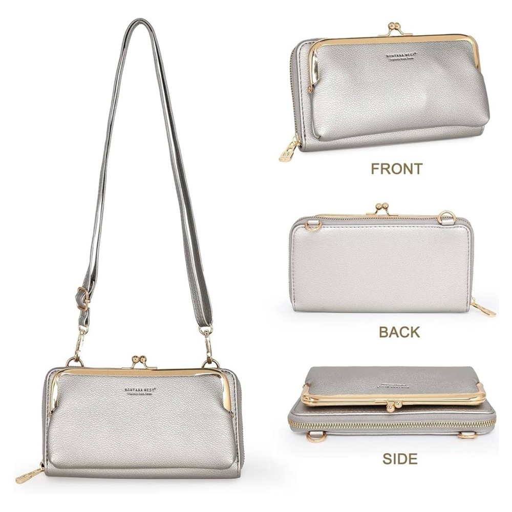 Montana West Crossbody Cell Phone Purse with strap.